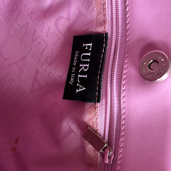 FURLA Plain Leather Elegant Style tote - Picture 10 of 12